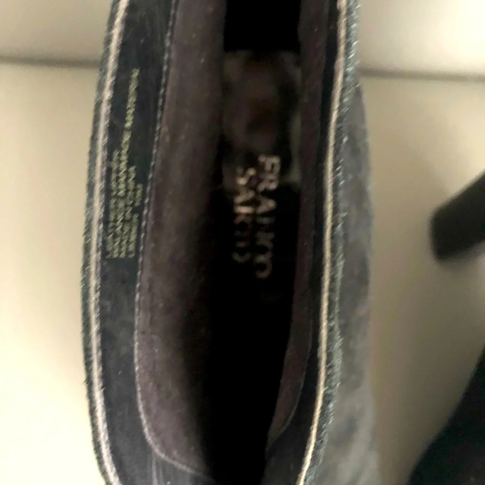 Franco Sarto Black Booties Women’s Size 10